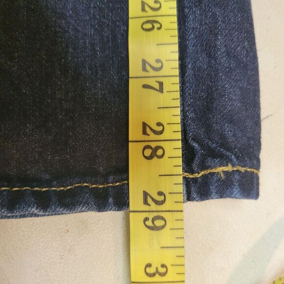 Abercrombie Fitch Mens Button Fly Jeans Size 26x29 Slim Straight 100% Cotton - Picture 10 of 10